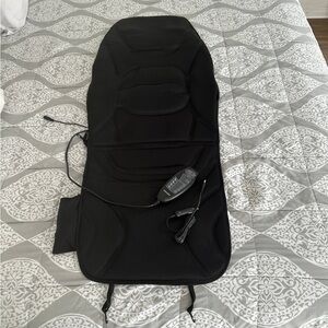 Black Massage Seat Cushion with Remote